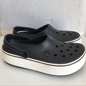 Crocband platform clog